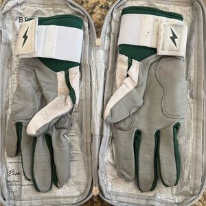 Green and Gray Men's Gloves